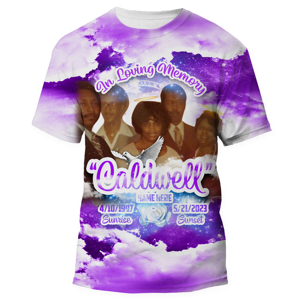 In Loving Memory 3D Full Front Tee