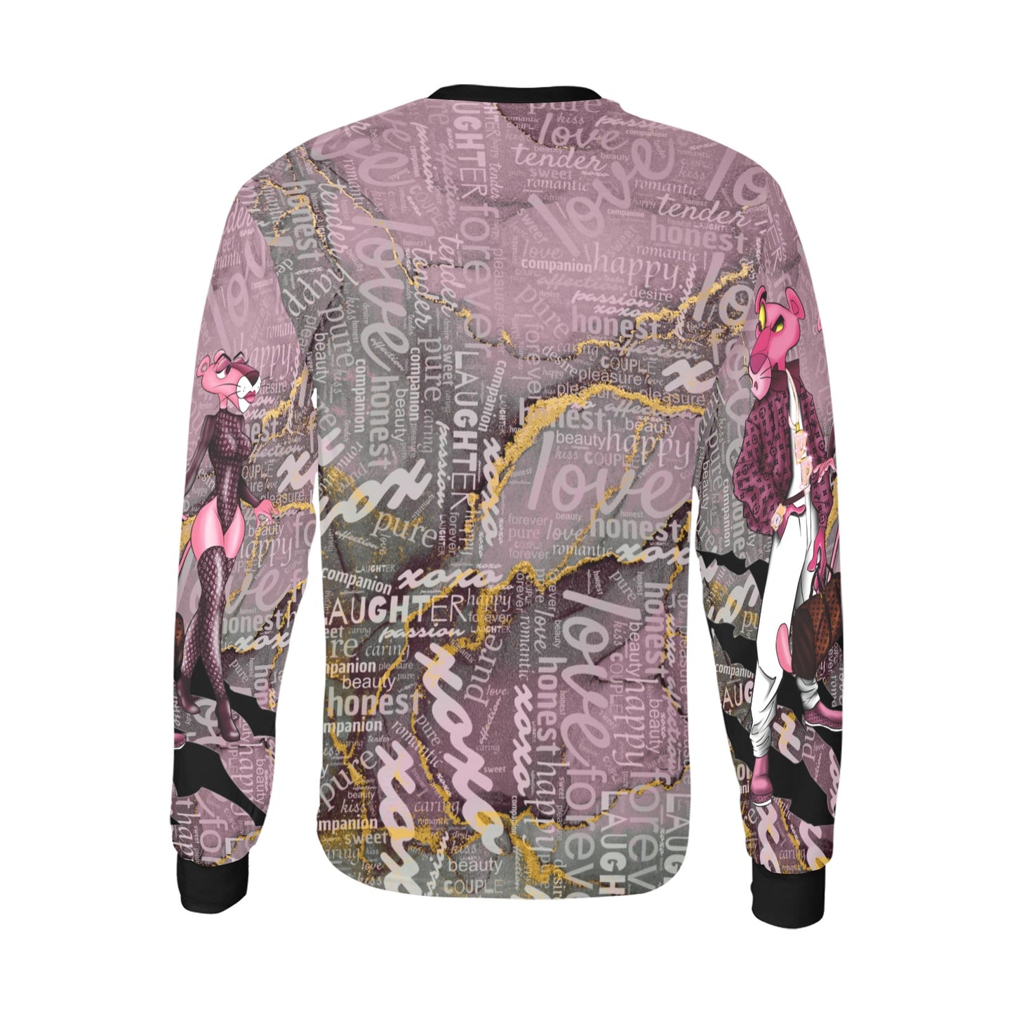 Pink Panther LS All Over Print Long Sleeve T-shirt